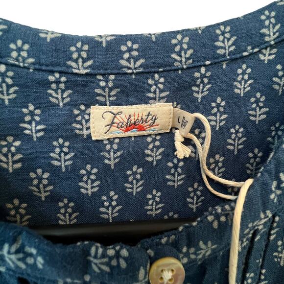 NWOT Faherty Isha Midi Dress Size Large NWOT - Picture 2 of 5